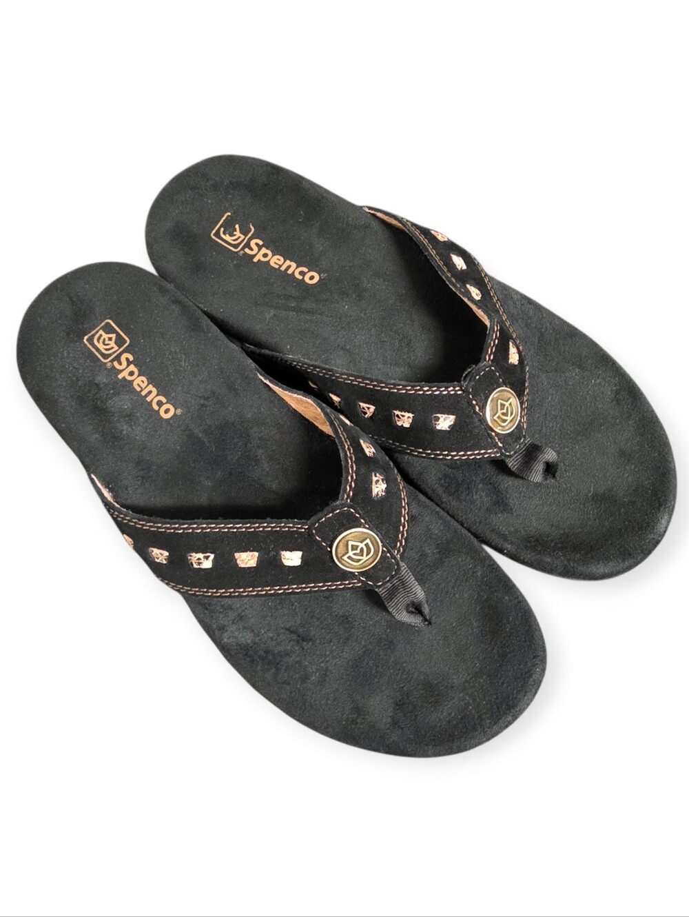 Spenco Laguna Stud Orthotic Suede Size 7.5